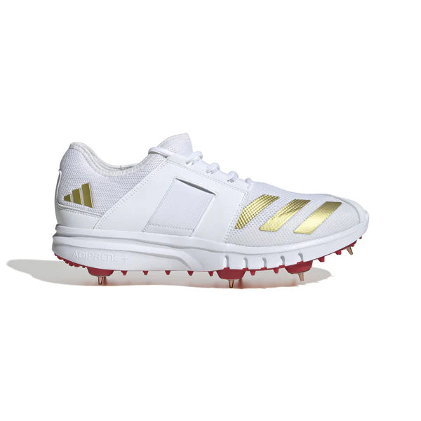 Adidas Howzat Spike Gold Cricket Shoes (2025)