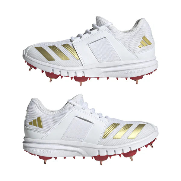 Adidas Howzat Spike Junior Gold Cricket Shoes (2025)