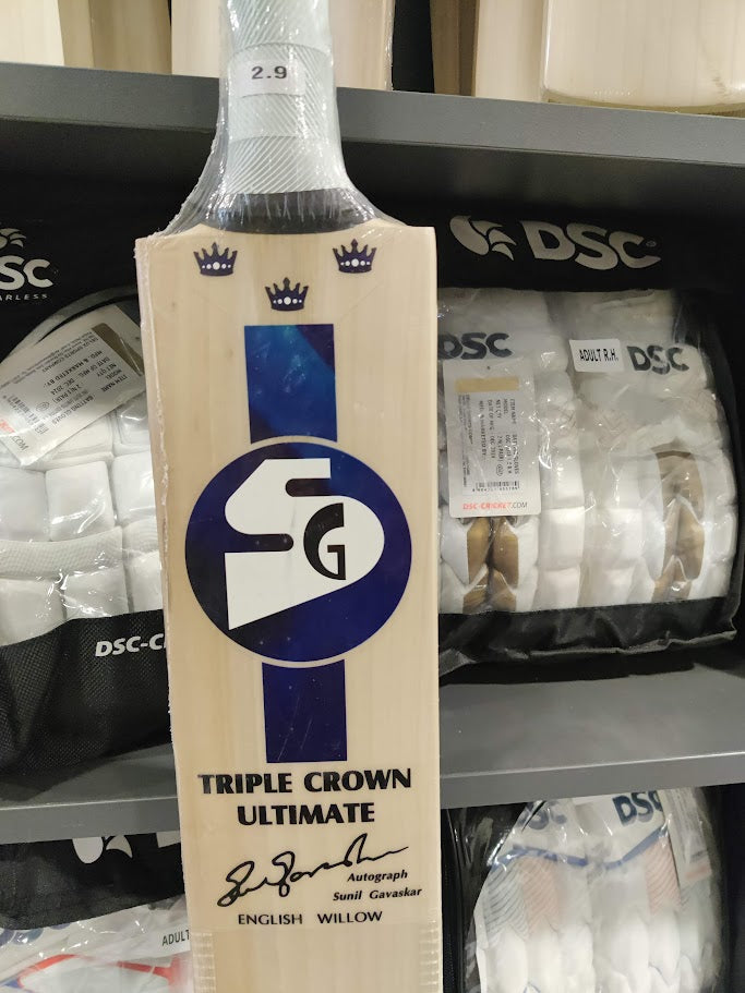 SG Triple Crown Ultimate Cricket Bat - 2024