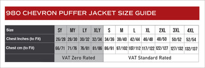 St Annes Cricket Club & Lukeys -Chevron Puffer Jacket