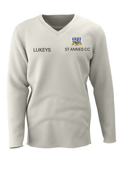 St Annes Cricket Club & Lukeys - Ivory Jumper