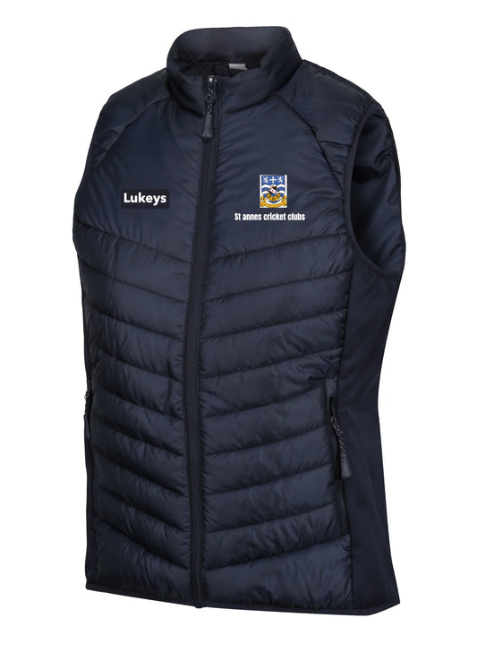 St Annes Cricket Club & Lukeys - Females Navy Gilet
