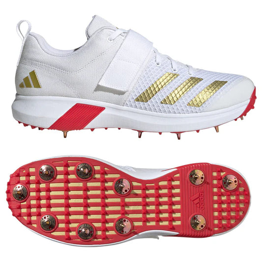 Adidas AdiPower Vector Gold Cricket Shoes (2025)