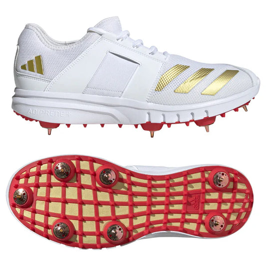 Adidas Howzat Spike Gold Cricket Shoes (2025)