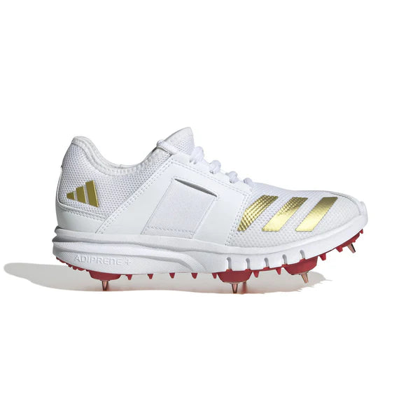 Adidas Howzat Spike Junior Gold Cricket Shoes (2025)