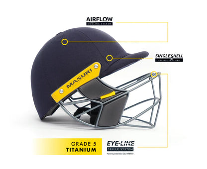 Masuri E-Line Titanium Senior Cricket Helmet