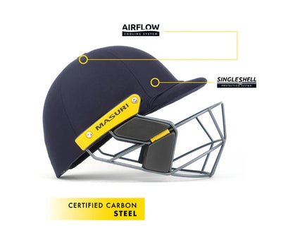 Masuri T-Line Steel Junior Cricket Helmet