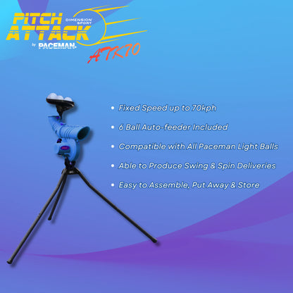 Pitch Attack ATK70 Cricket Bowling Machine