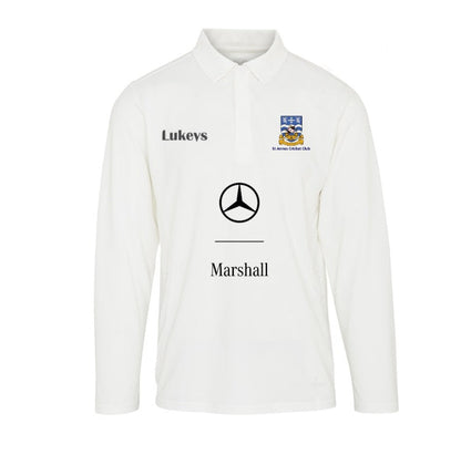 St Annes Cricket Club Long Sleeves T-Shirt White