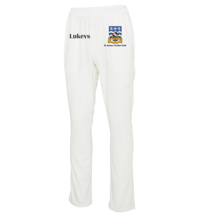 St Annes Cricket Club & Lukeys - Pants white