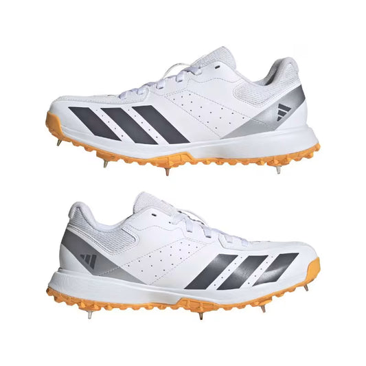 Adidas Howzat Spike Cricket Shoes (White)(2026)