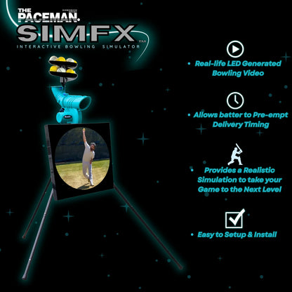 Paceman SimFX Interactive Bowling Simulator (bowling machine not included)